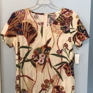 Long floral print dress